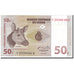 Banknote, Congo Democratic Republic, 50 Centimes, 1997, 1997-11-01, KM:84a