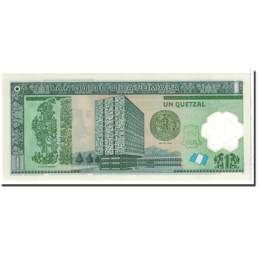 Banknote, Guatemala, 1 Quetzal, 2012, 2012-10-17, KM:121, UNC(65-70)