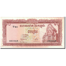 Banknote, Cambodia, 10 Riels, 1962, Undated, KM:11c, UNC(65-70)