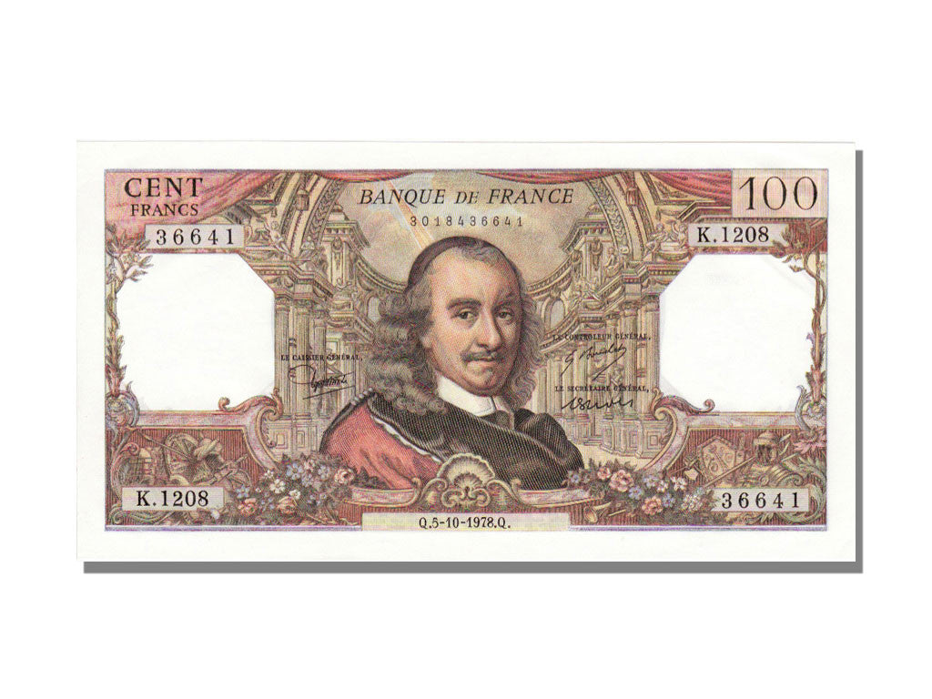 Banknote, France, 100 Francs, 100 F 1964-1979 ''Corneille'', 1978, 1978-10-05