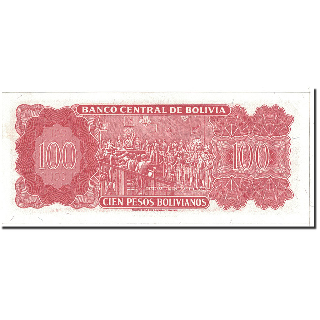 Bolivia, 100 Pesos Bolivianos, 1983, KM:164A, UNC(65-70)