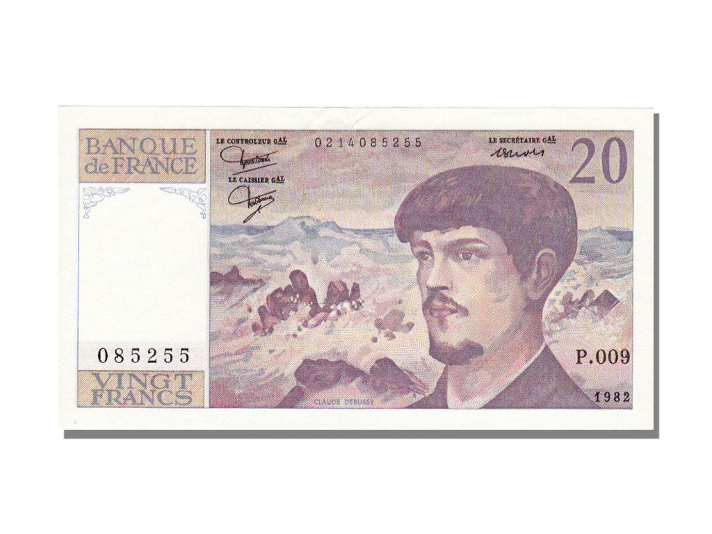 FRANCE, 20 Francs, 1982, KM #151a, UNC(63), Fayette #66.3