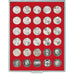 Box, Dark red, 30 x 33 mm, Lindner:2730