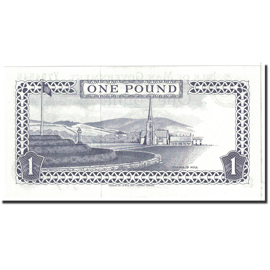 Isle of Man, 1 Pound, 1983, KM:40b, UNC(65-70)