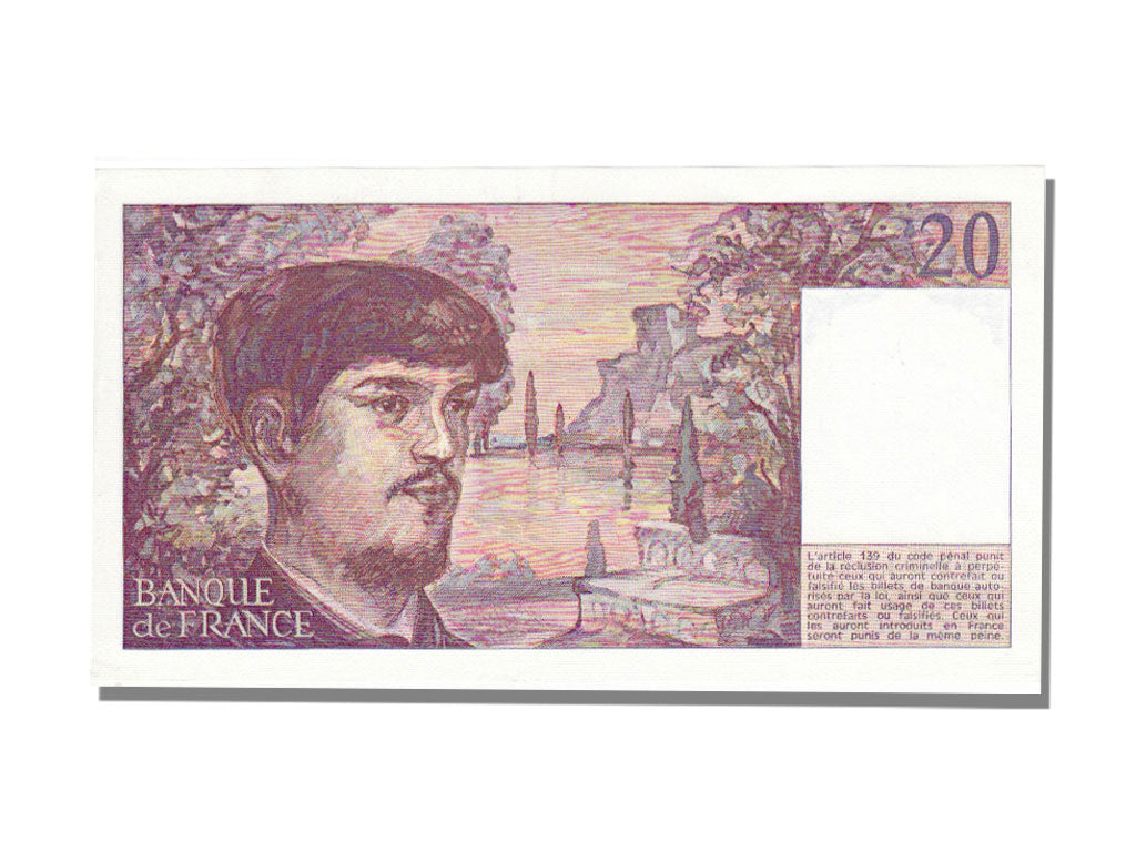 FRANCE, 20 Francs, 1985, KM #151a, UNC(63), Fayette #66.6