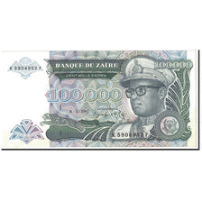 Banknote, Zaire, 100,000 Zaïres, 1992, 1992-01-04, KM:41a, UNC(63)
