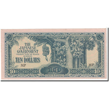 Banknote, MALAYA, 10 Dollars, 1942, Undated, KM:M7c, UNC(64)
