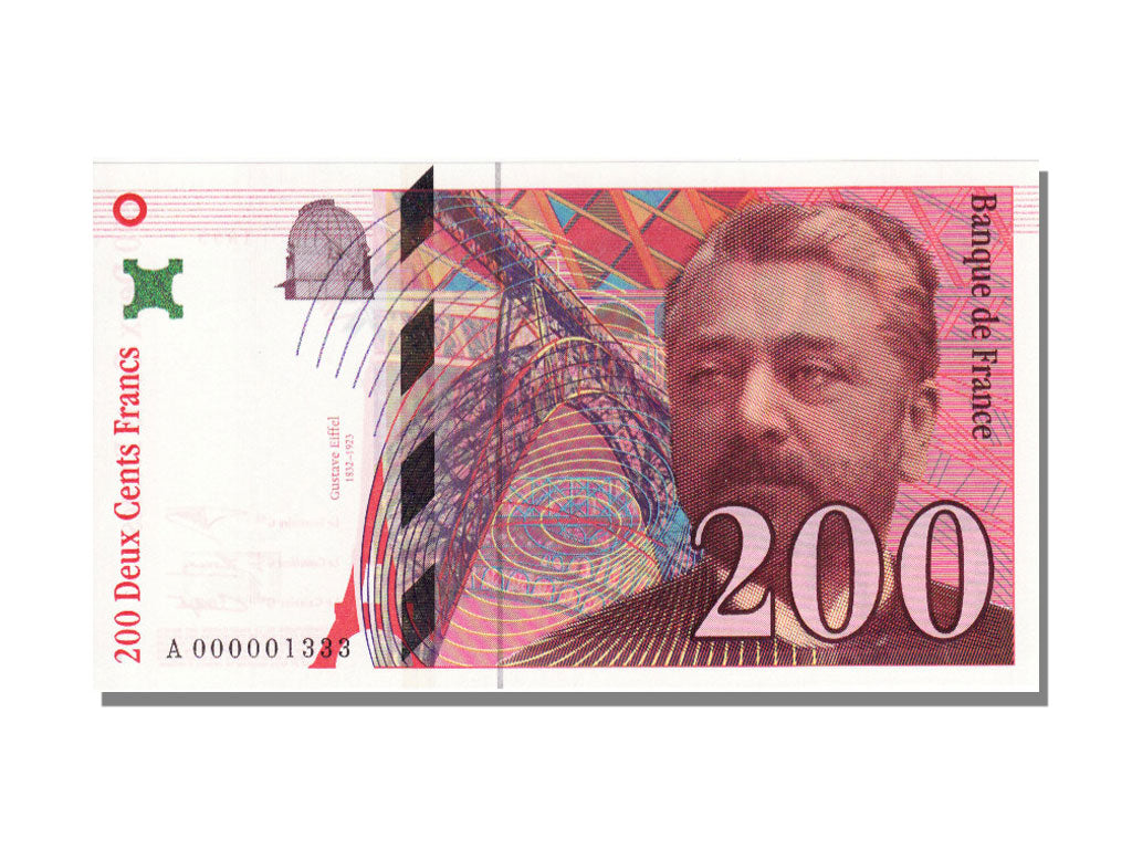 FRANCE, 200 Francs, 1995, KM #159a, UNC(65-70), Fayette #75.1