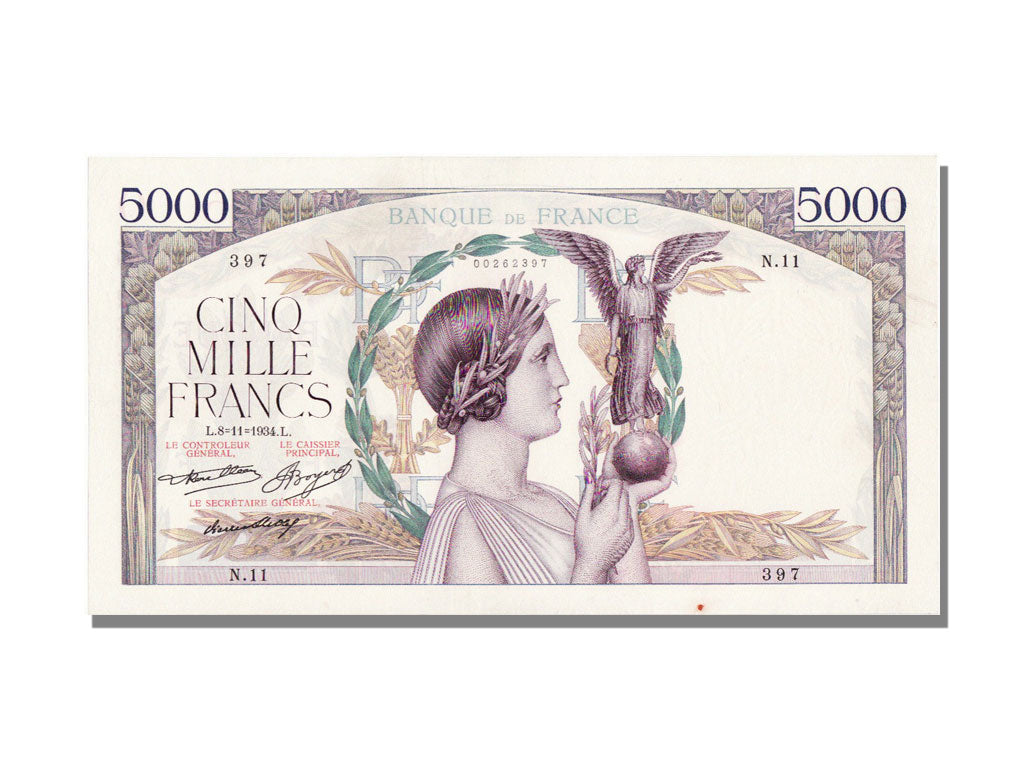 5000 Francs Type Victoire