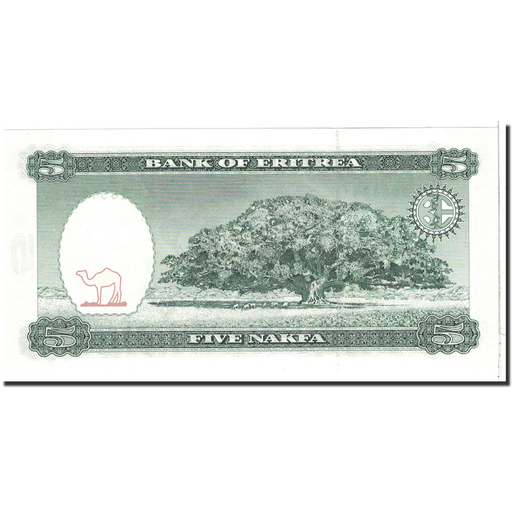 Banknote, Eritrea, 5 Nakfa, 1997, 1997-05-24, KM:2, UNC(65-70)