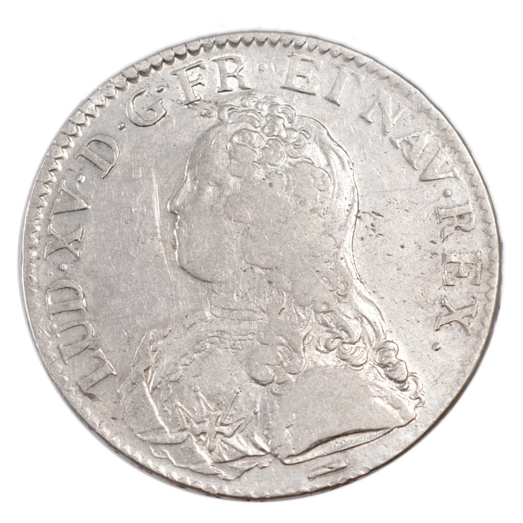 FRANCE, Écu aux branches d'olivier, ECU, 1726, Lille, KM #486.22, EF(40-45), ...