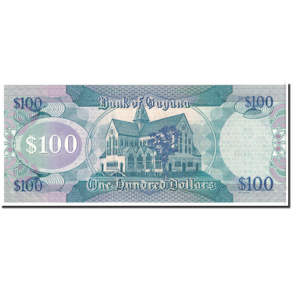 Banknote, Guyana, 100 Dollars, 2006, Undated, KM:36b, UNC(65-70)