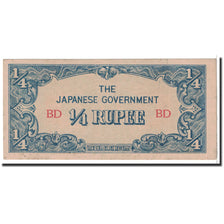 Burma, 1/4 Rupee, 1942, KM:12a, AU(50-53)