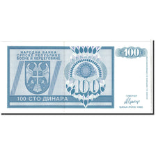Banknote, Bosnia - Herzegovina, 100 Dinara, 1992, Undated, KM:135a, UNC(65-70)