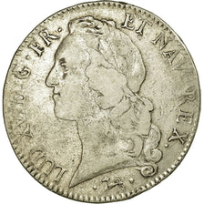 Monnaie, France, Louis XV, Écu au bandeau, Ecu, 1741, Bayonne, TTB, Argent