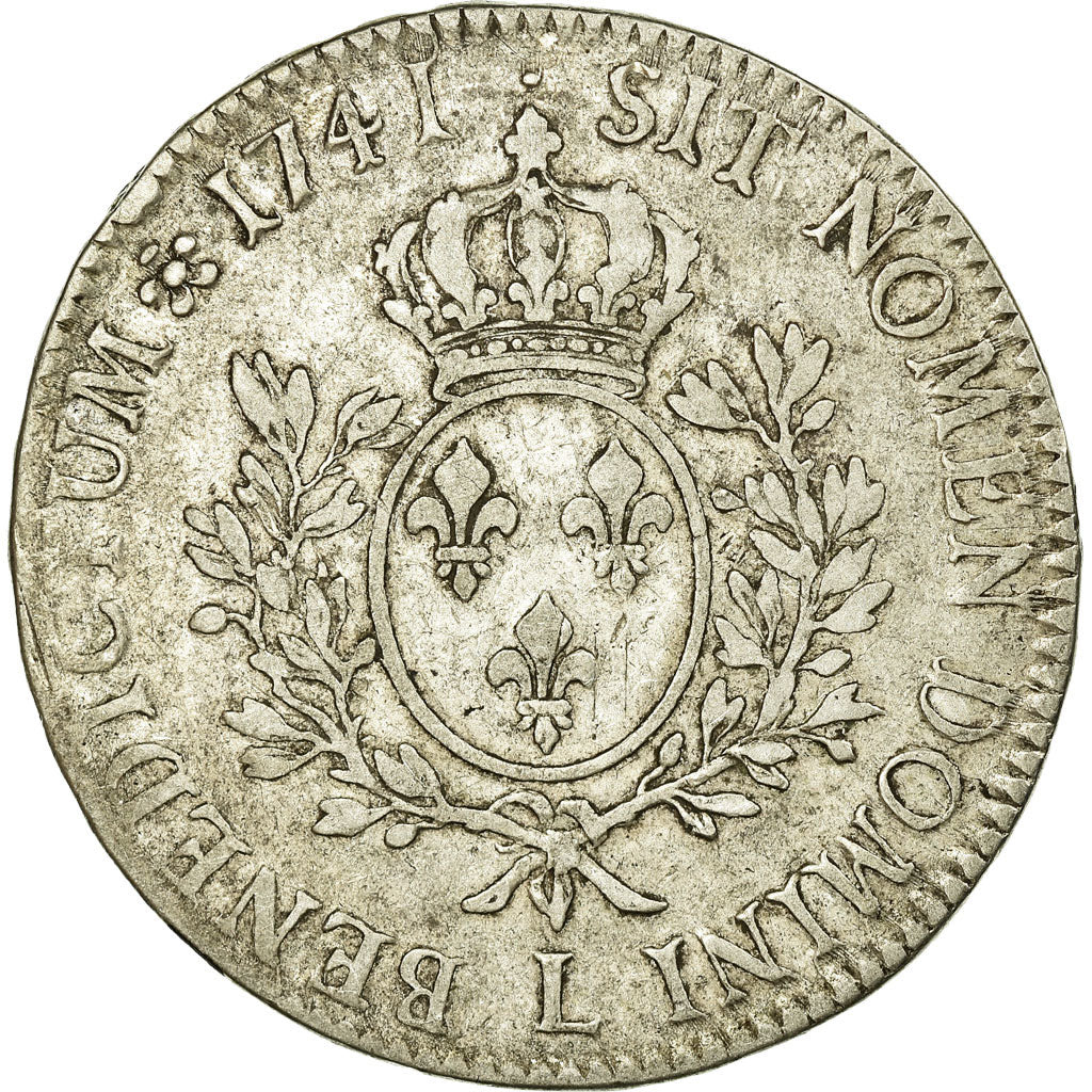 Monnaie, France, Louis XV, Écu au bandeau, Ecu, 1741, Bayonne, TTB, Argent
