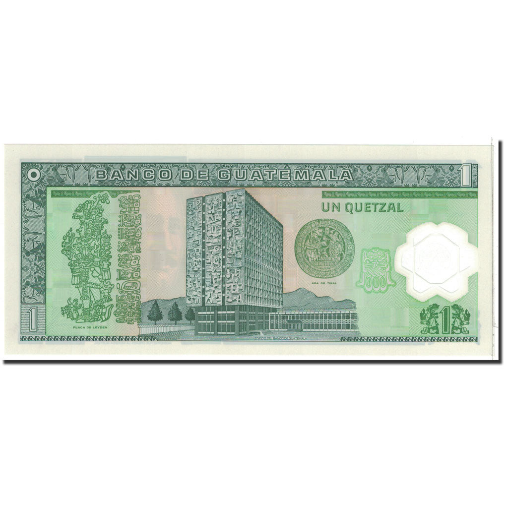 Banknote, Guatemala, 1 Quetzal, 2008, 2008-03-12, KM:115, UNC(65-70)