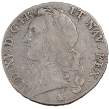 FRANCE, Écu au bandeau, Ecu, 1755, Toulouse, VF(20-25), Silver, Gadoury #322, ..