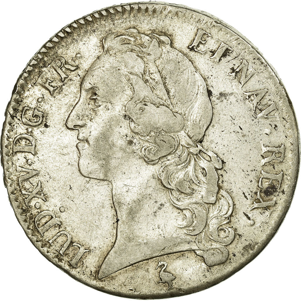 Münze, Frankreich, Louis XV, Écu au bandeau, Ecu, 1759, Paris, SS+, Silber