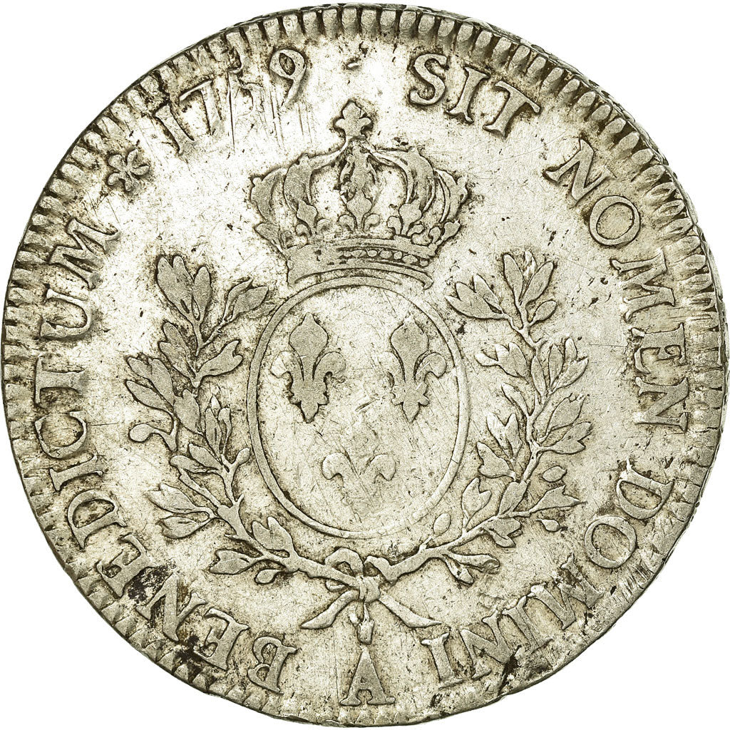 Münze, Frankreich, Louis XV, Écu au bandeau, Ecu, 1759, Paris, SS+, Silber