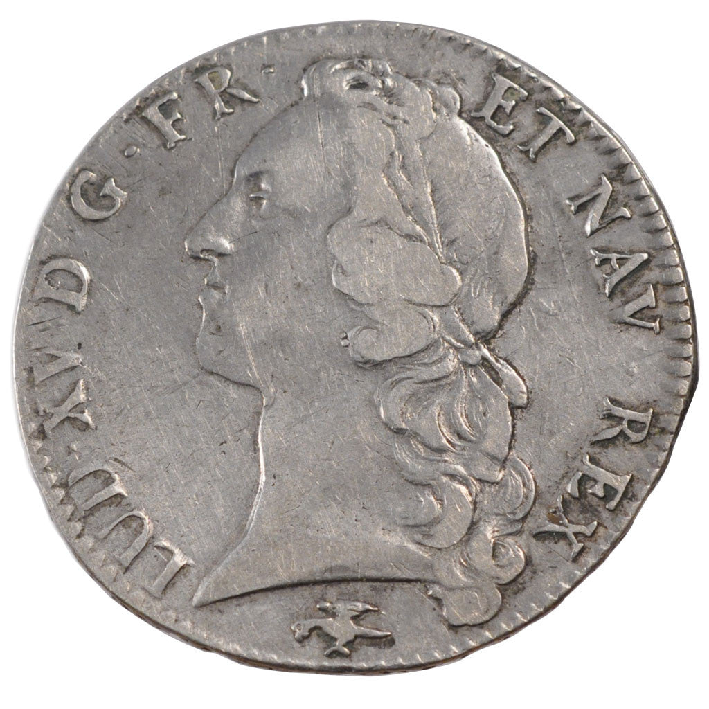 Coin, France, Louis XV, Écu au bandeau, Ecu, 1759, Lyon, AU(50-53), Silver