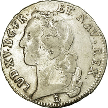 Frankrijk, Louis XV, Écu au bandeau, 1760, Dijon, Zilver, FR, Gadoury:322