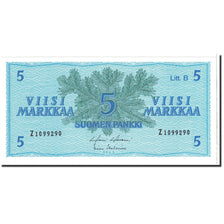 Banknote, Finland, 5 Markkaa, 1963, Undated, KM:106Aa, UNC(65-70)