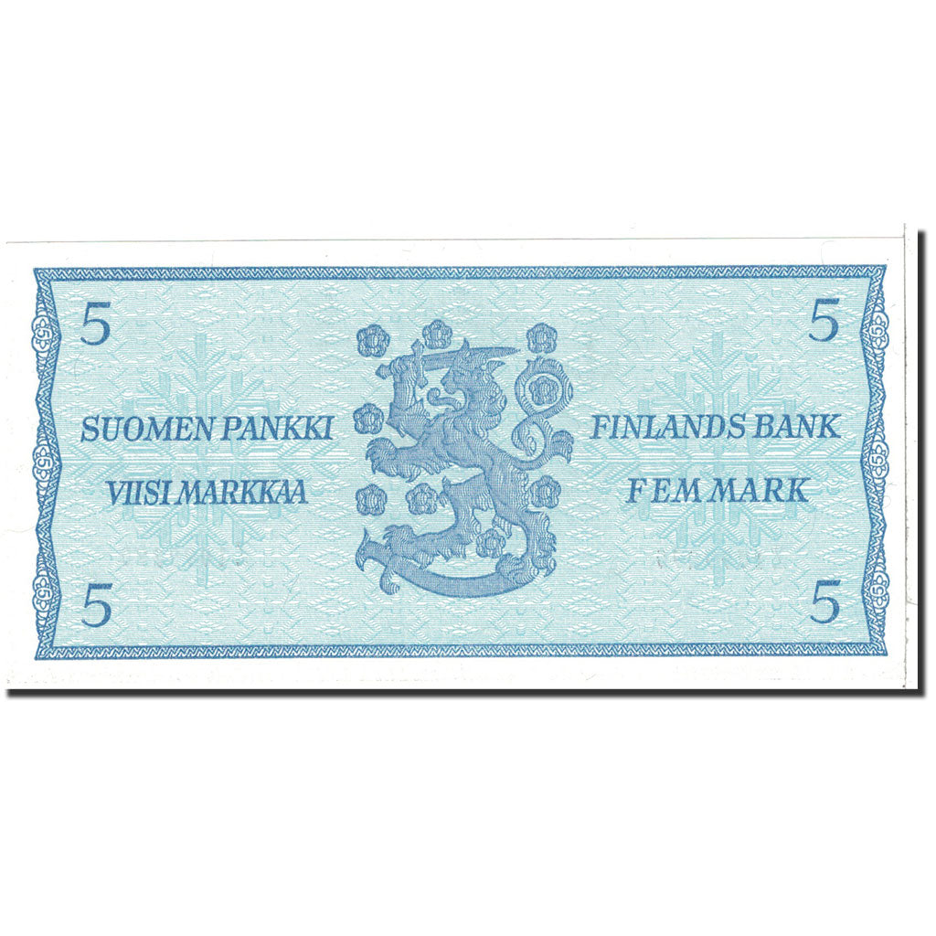 Banknote, Finland, 5 Markkaa, 1963, Undated, KM:106Aa, UNC(65-70)