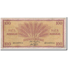 Finland, 100 Markkaa, 1957, KM:97a, VF(20-25)