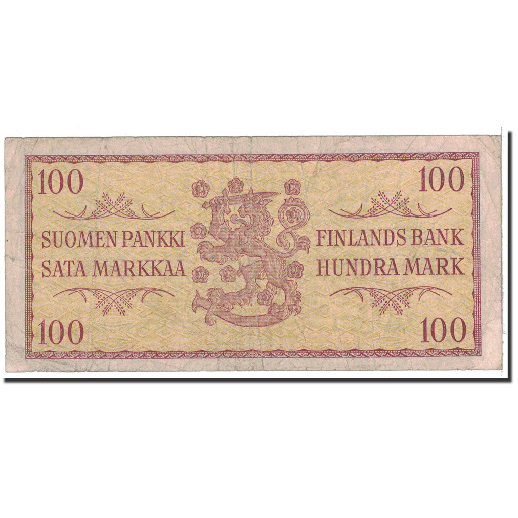 Finland, 100 Markkaa, 1957, KM:97a, VF(20-25)