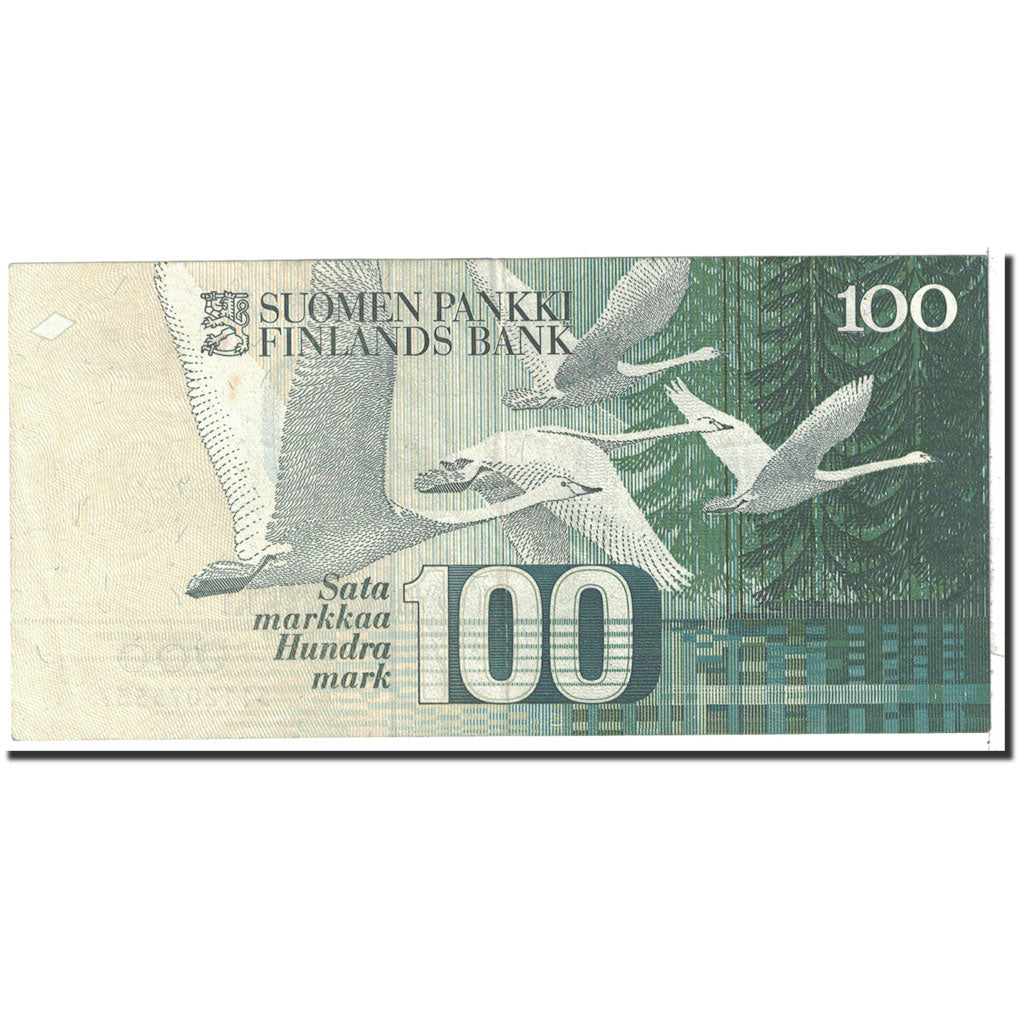 Finland, 100 Markkaa, 1986, KM:119, AU(50-53)