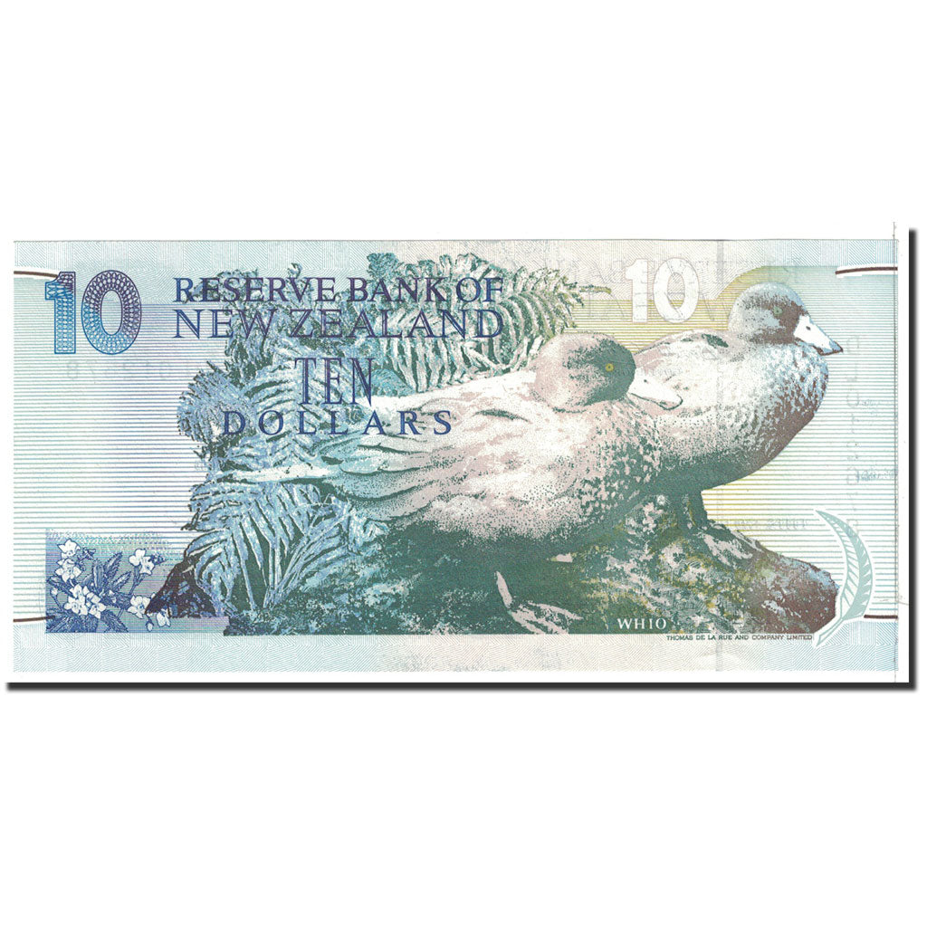 New Zealand, 10 Dollars, 1999, KM:186a, UNC(65-70)