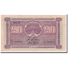 Finland, 20 Markkaa, 1939, KM:71a, AU(55-58)
