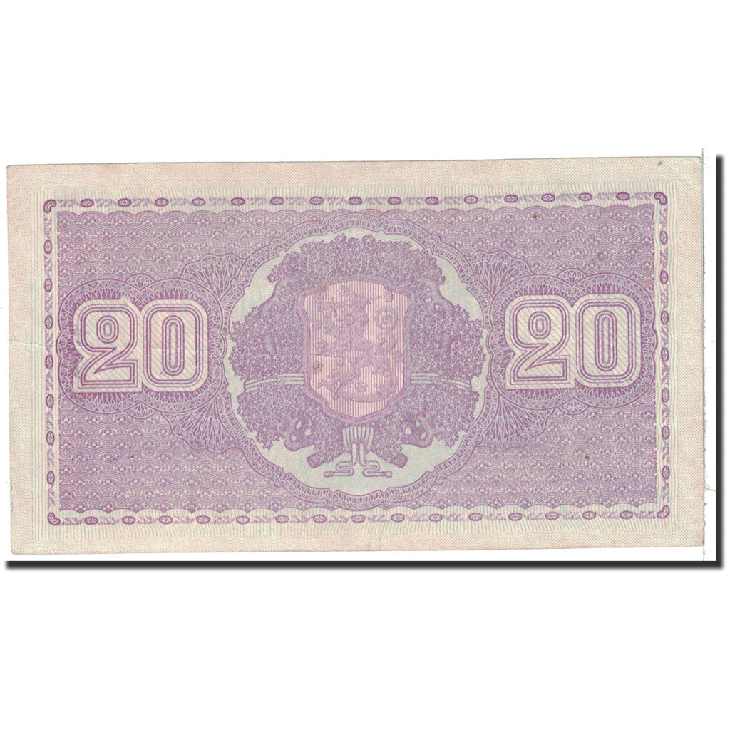 Finland, 20 Markkaa, 1939, KM:71a, AU(55-58)