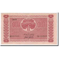 Finland, 10 Markkaa, 1945, KM:85, EF(40-45)