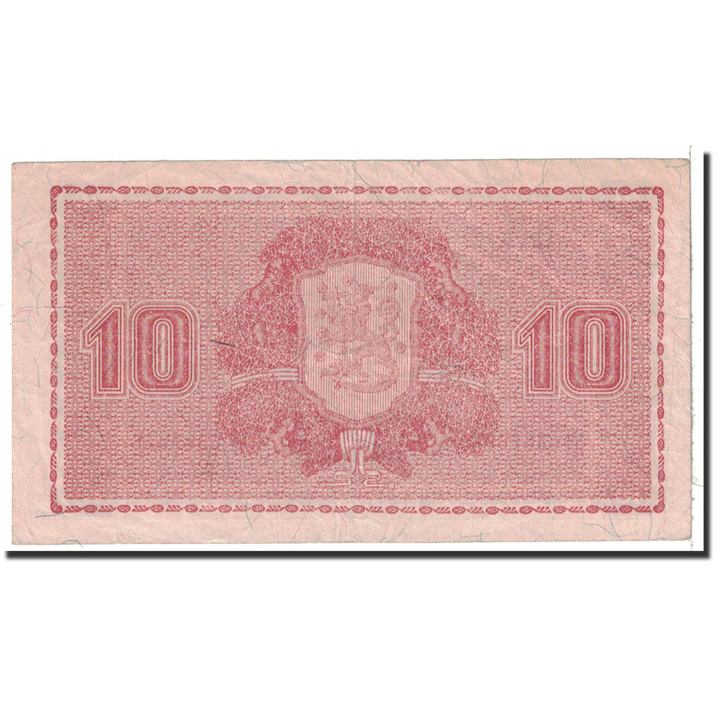 Finland, 10 Markkaa, 1945, KM:85, EF(40-45)