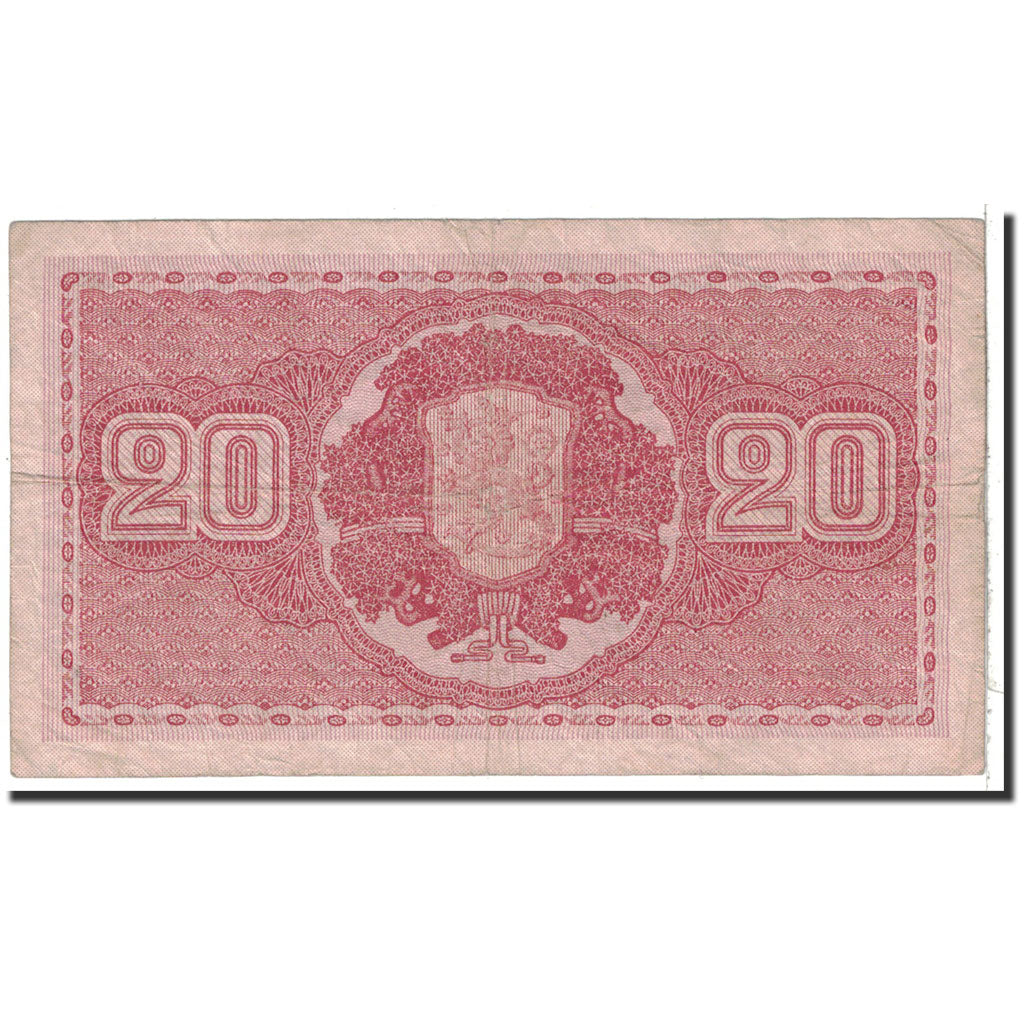 Finland, 20 Markkaa, 1939, KM:71a, VF(30-35)