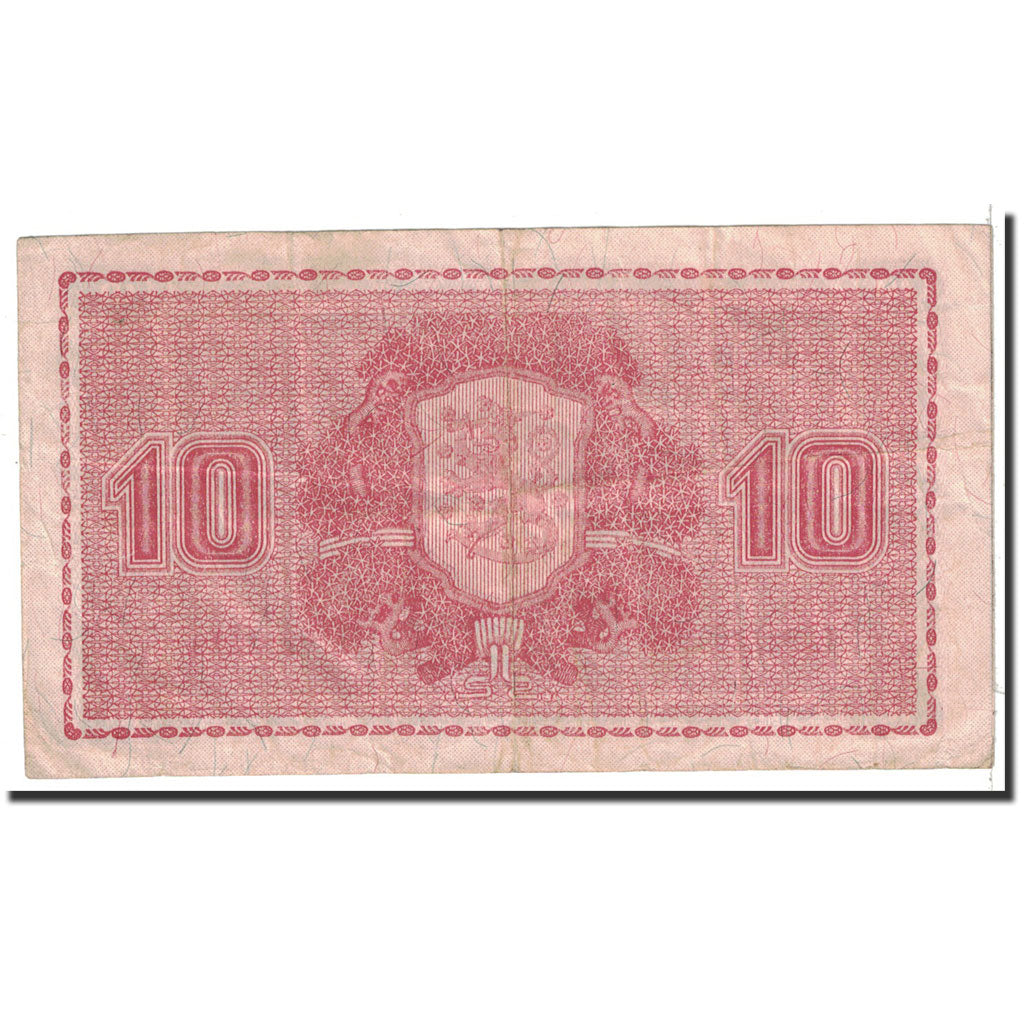 Finlandia, 10 Markkaa, 1945, KM:85, MBC