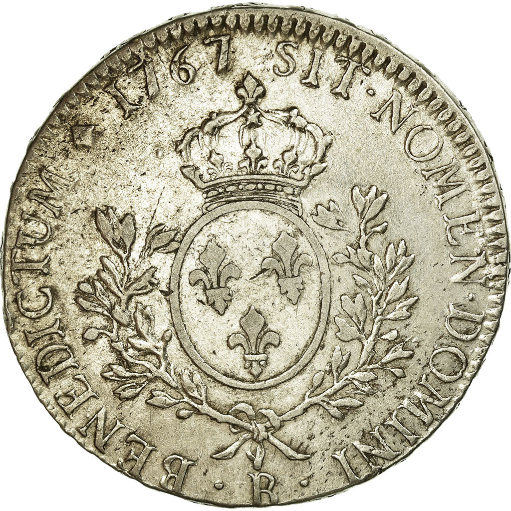 Coin, France, Louis XV, Écu au bandeau, Ecu, 1767, Rouen, EF(40-45), Silver