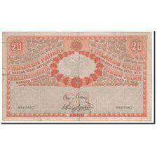 Banknote, Finland, 20 Markkaa, 1909, Undated, KM:11b, EF(40-45)