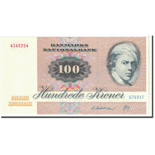 Banconote, Danimarca, 100 Kroner, 1989, KM:51s, Undated, FDS