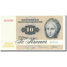 Billete, 10 Kroner, 1975, Dinamarca, KM:48e, Undated, UNC
