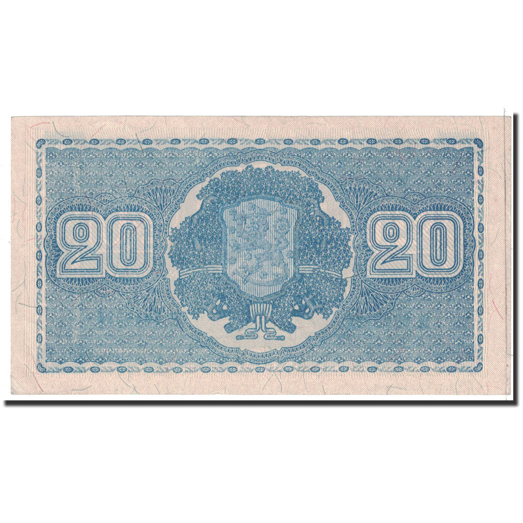 Finland, 20 Markkaa, 1945, KM:86, UNC(63)