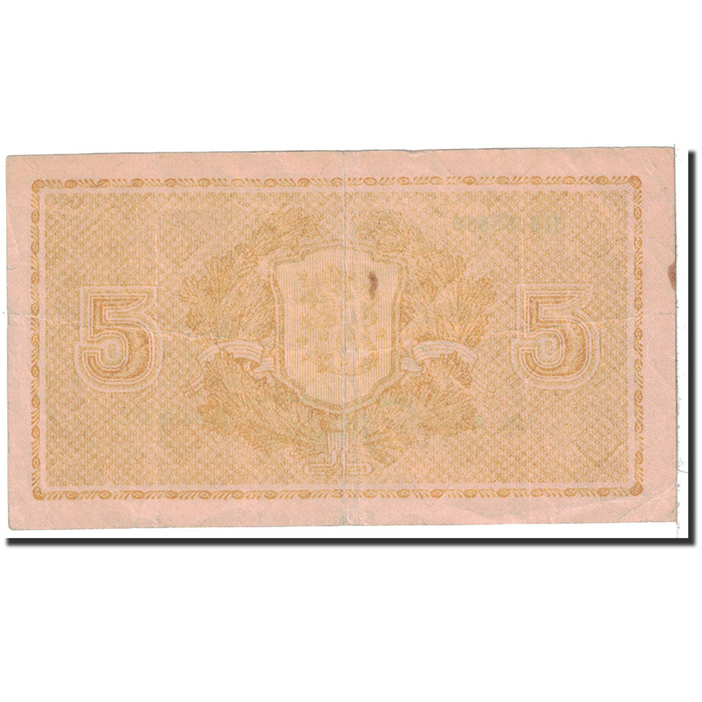 Finland, 5 Markkaa, 1945, KM:76a, EF(40-45)