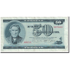 Faeroe Islands, 50 Kronur, 1987, KM:20c, EF(40-45)