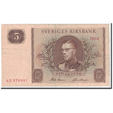 Banknote, Sweden, 5 Kronor, 1954, Undated, KM:42a, EF(40-45)