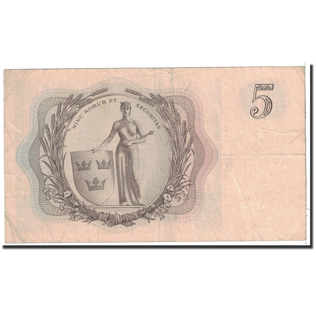 Banknote, Sweden, 5 Kronor, 1954, Undated, KM:42a, EF(40-45)