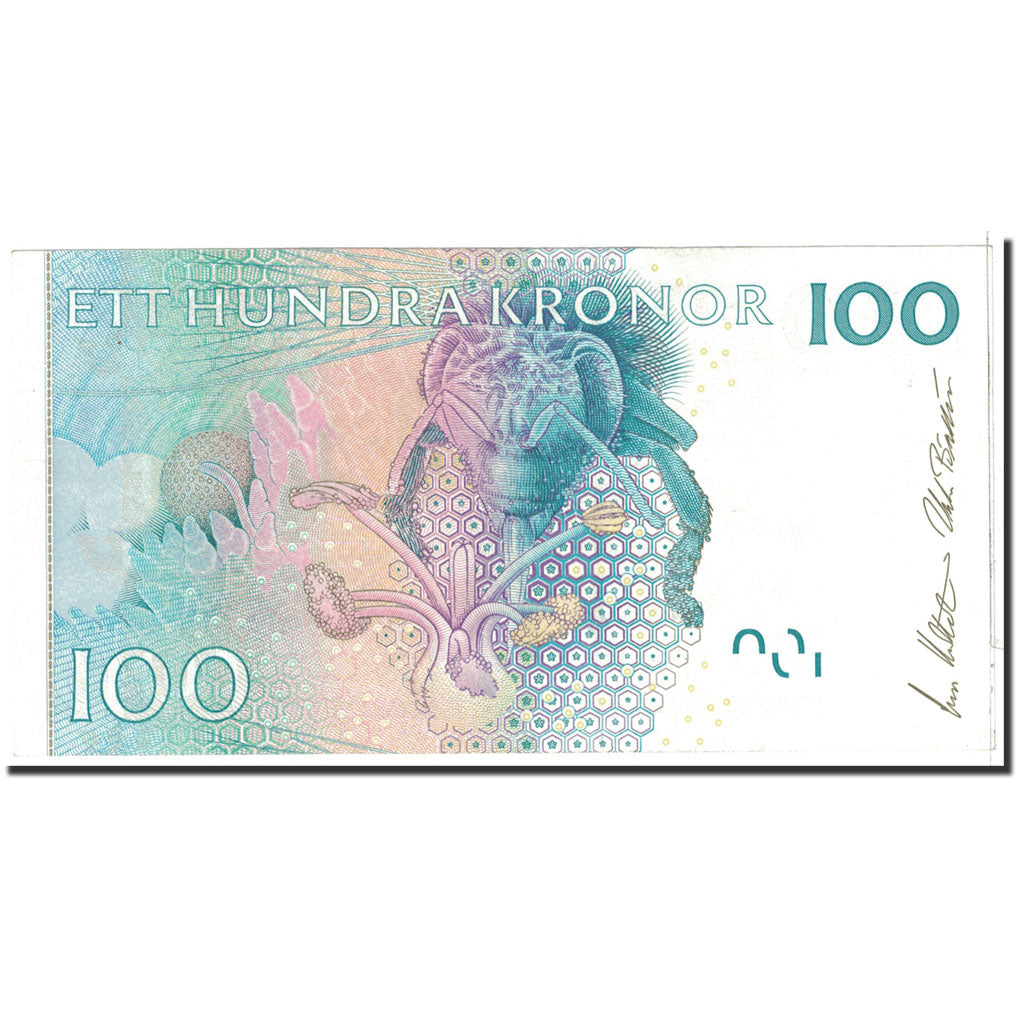 Banknot, Szwecja, 100 Kronor, 2001, Undated, KM:65a, UNC(63)