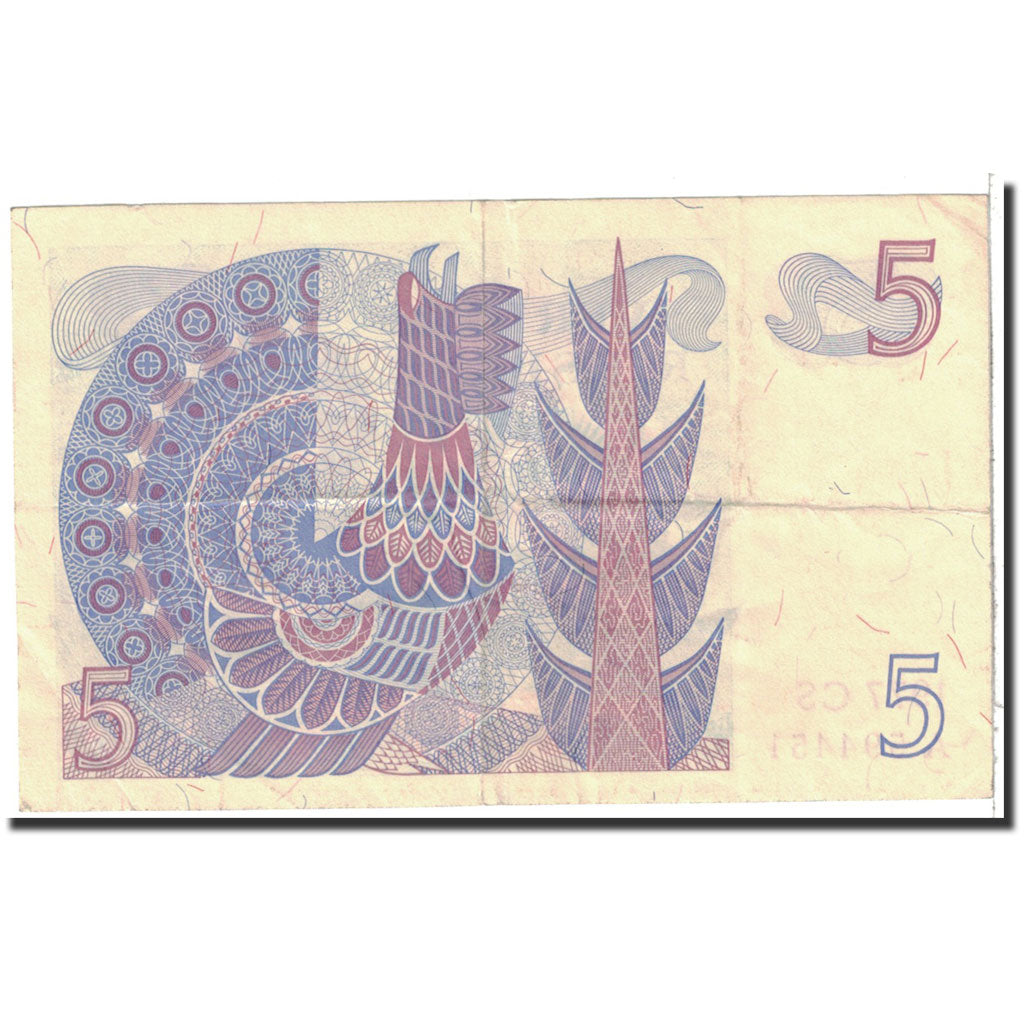 Banknote, Sweden, 5 Kronor, 1977, Undated, KM:51d, AU(50-53)