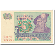Sweden, 5 Kronor, 1977, KM:51d, UNC(65-70)